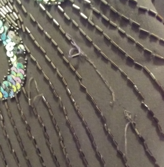 A.J Bari vintage cocktail dress 100%Silk SZ8 - Picture 4 of 5